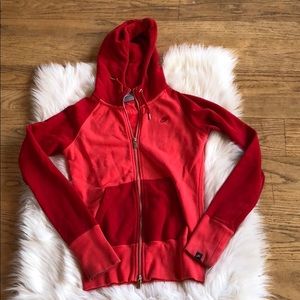 Nike color block zip up hoodie